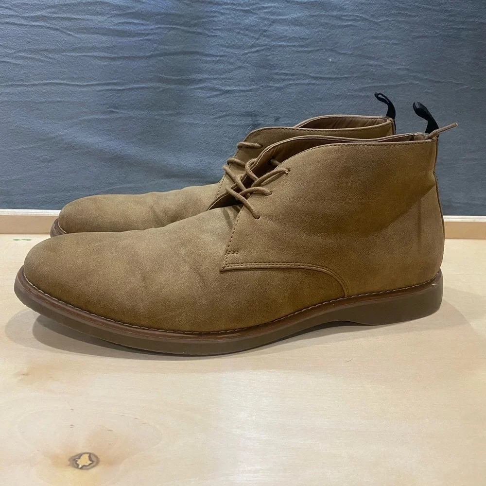 Goodfellow & Co Jay Tan Faux Suede Chukka Boots. Mens size 12